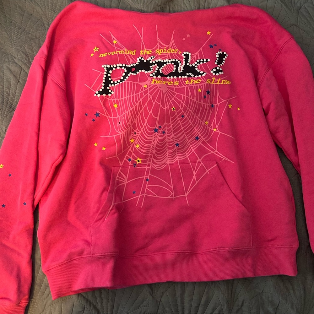 Pink Sp5der Hoodie